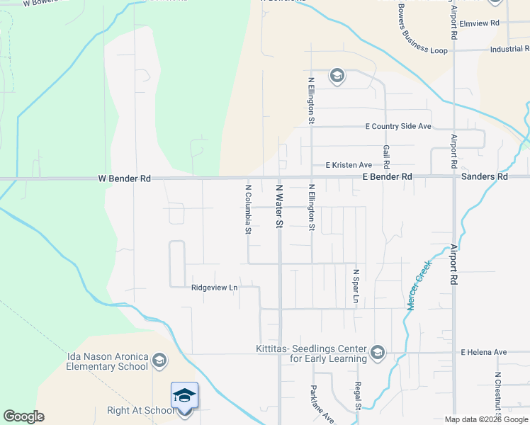 map of restaurants, bars, coffee shops, grocery stores, and more near 204 West 26th Avenue in Ellensburg