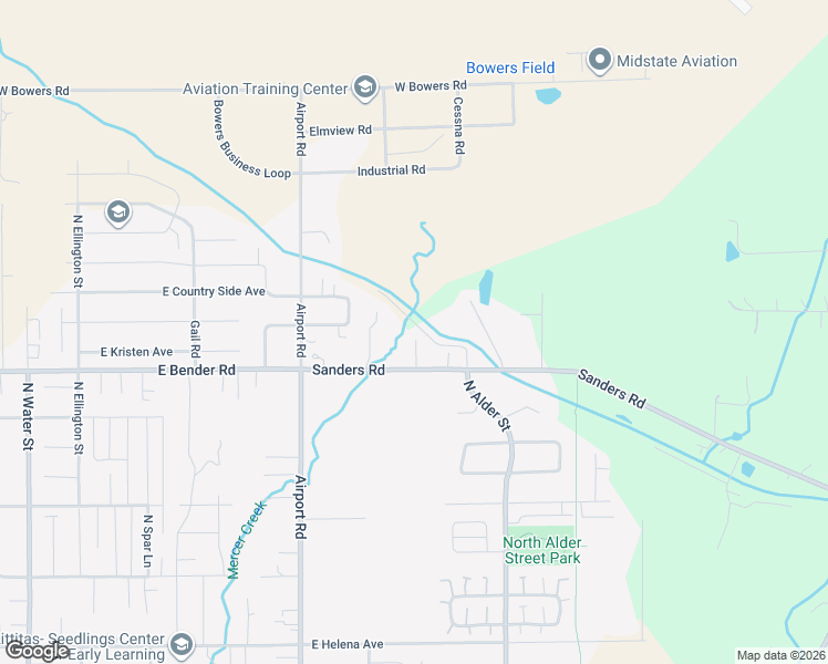 map of restaurants, bars, coffee shops, grocery stores, and more near 825 Sanders Road in Ellensburg