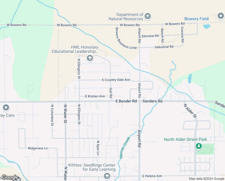 map of restaurants, bars, coffee shops, grocery stores, and more near 400 East 28th Avenue in Ellensburg