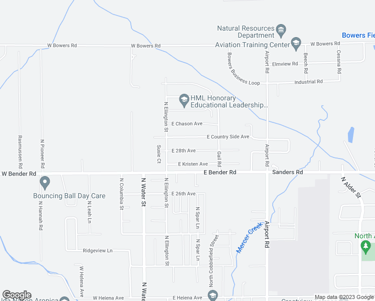 map of restaurants, bars, coffee shops, grocery stores, and more near 205 East 28th Avenue in Ellensburg