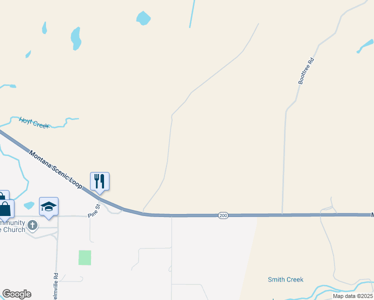 map of restaurants, bars, coffee shops, grocery stores, and more near in Ovando