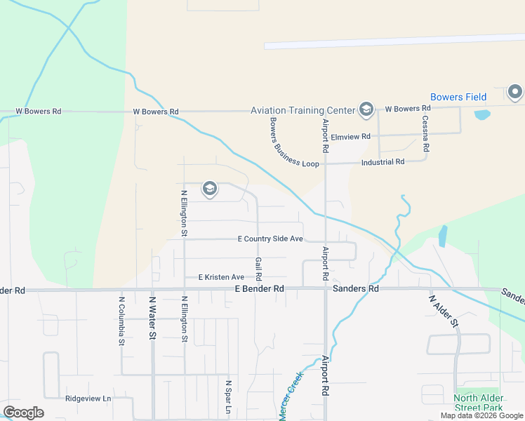 map of restaurants, bars, coffee shops, grocery stores, and more near 430 Gail Road in Ellensburg