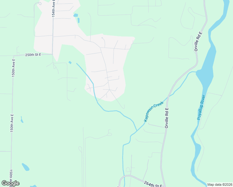 map of restaurants, bars, coffee shops, grocery stores, and more near 25510 159th Avenue East in Graham