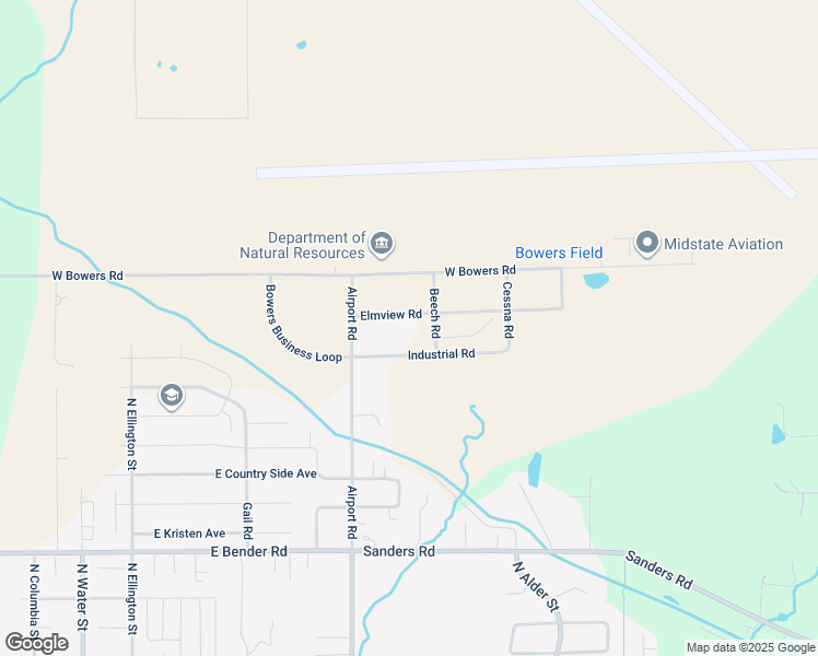 map of restaurants, bars, coffee shops, grocery stores, and more near 804 Elmview Road in Ellensburg