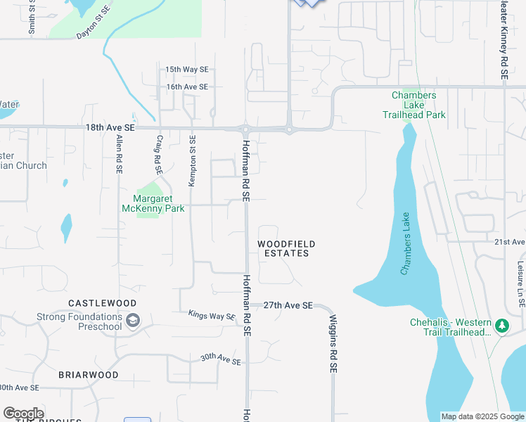 map of restaurants, bars, coffee shops, grocery stores, and more near 3806 22nd Avenue Southeast in Olympia
