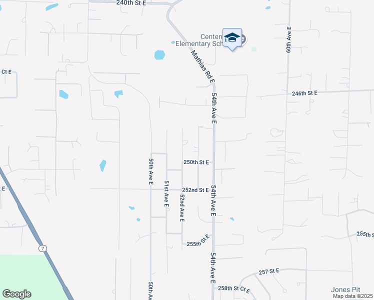 map of restaurants, bars, coffee shops, grocery stores, and more near 24916 53rd Avenue East in Graham