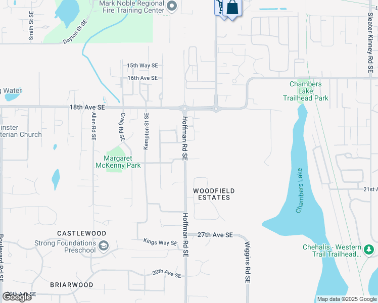 map of restaurants, bars, coffee shops, grocery stores, and more near 3806 22nd Avenue Southeast in Olympia