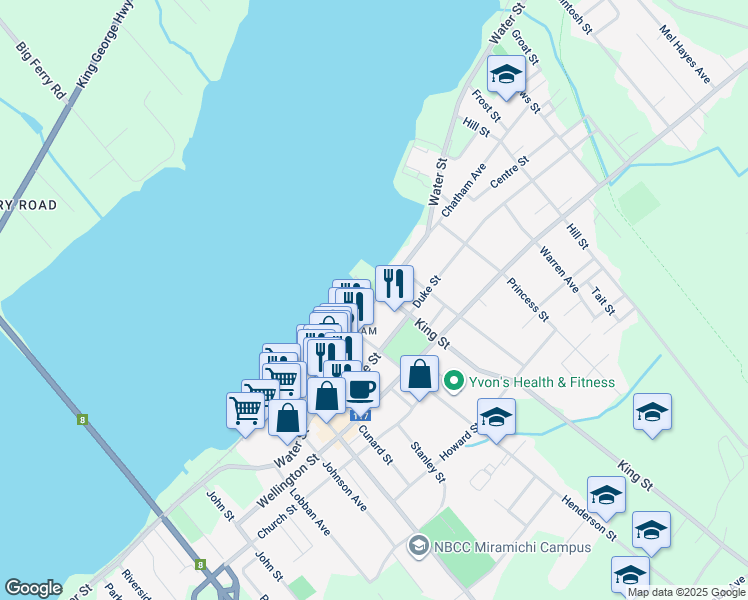 Water Street, Miramichi NB Walk Score