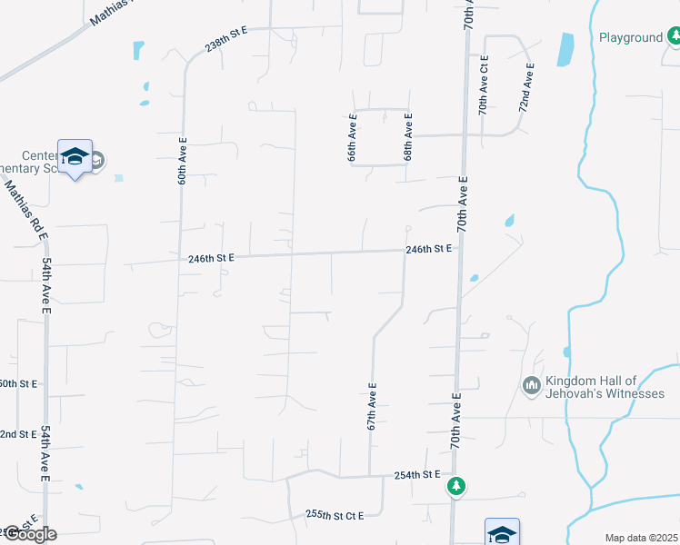 map of restaurants, bars, coffee shops, grocery stores, and more near 24612 65th Avenue Court East in Graham