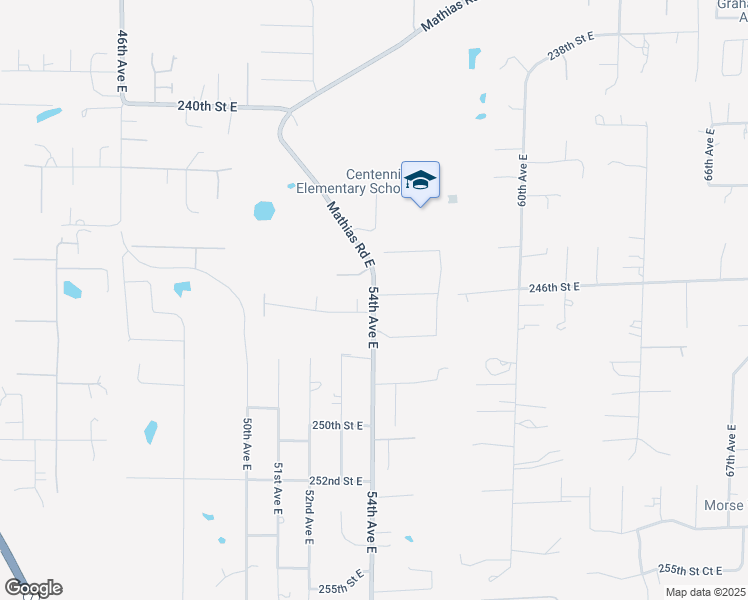 map of restaurants, bars, coffee shops, grocery stores, and more near 24323 54th Avenue East in Graham