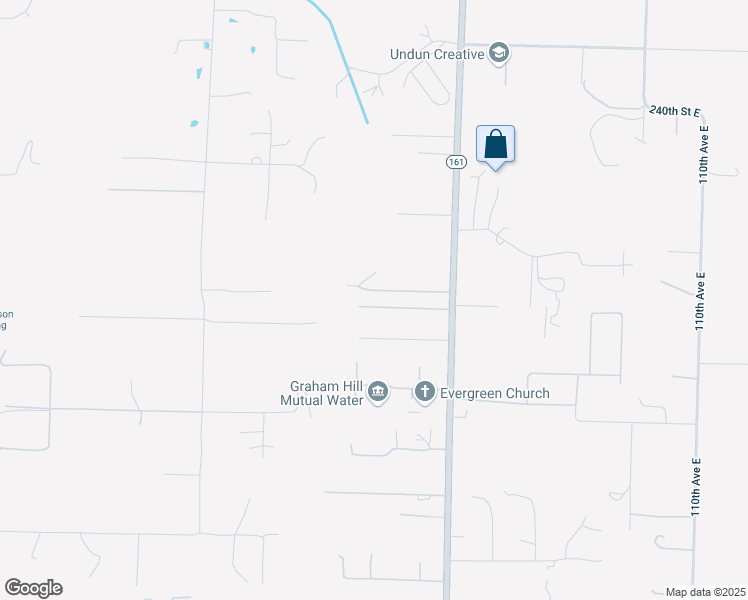 map of restaurants, bars, coffee shops, grocery stores, and more near 9910 246th Street Court East in Graham