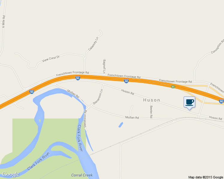 map of restaurants, bars, coffee shops, grocery stores, and more near 24175 Huson Rd in Huson