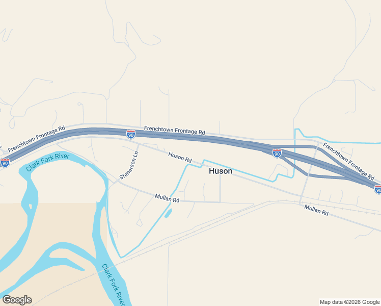 map of restaurants, bars, coffee shops, grocery stores, and more near 23975 Huson Road in Huson
