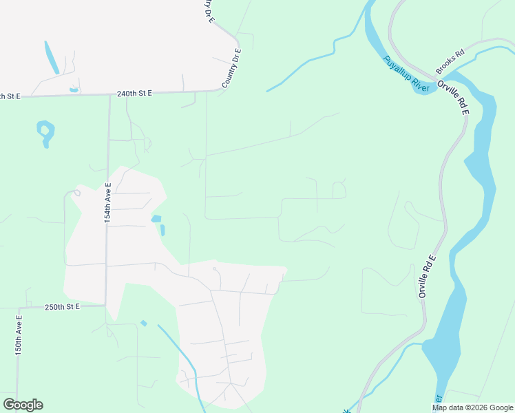 map of restaurants, bars, coffee shops, grocery stores, and more near 16014 245th Street East in Graham
