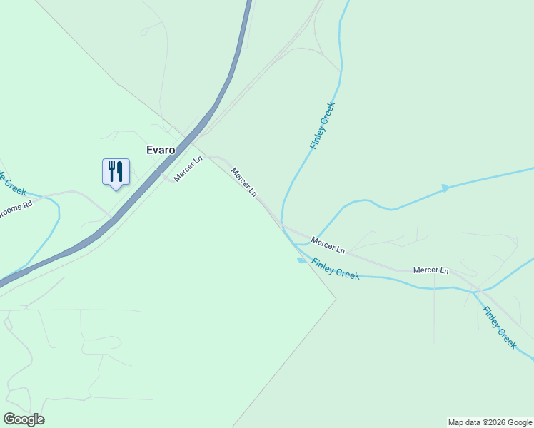 map of restaurants, bars, coffee shops, grocery stores, and more near 6000-6198 Mercer Lane in Missoula