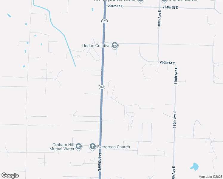 map of restaurants, bars, coffee shops, grocery stores, and more near 24310 102nd Avenue Court East in Graham