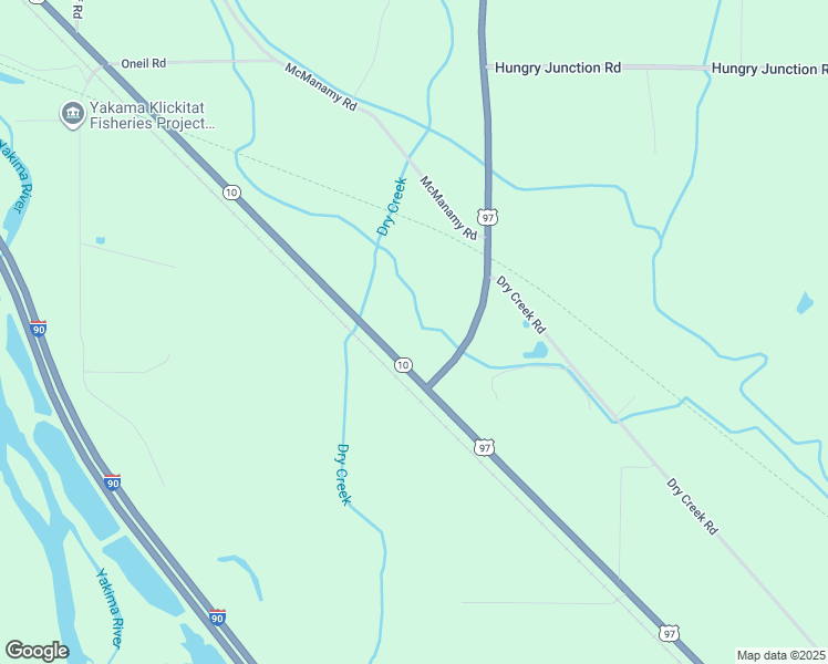 map of restaurants, bars, coffee shops, grocery stores, and more near 4041 U.S. 97 in Ellensburg