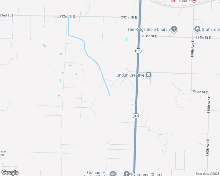 map of restaurants, bars, coffee shops, grocery stores, and more near 9918 237th Street Court East in Graham