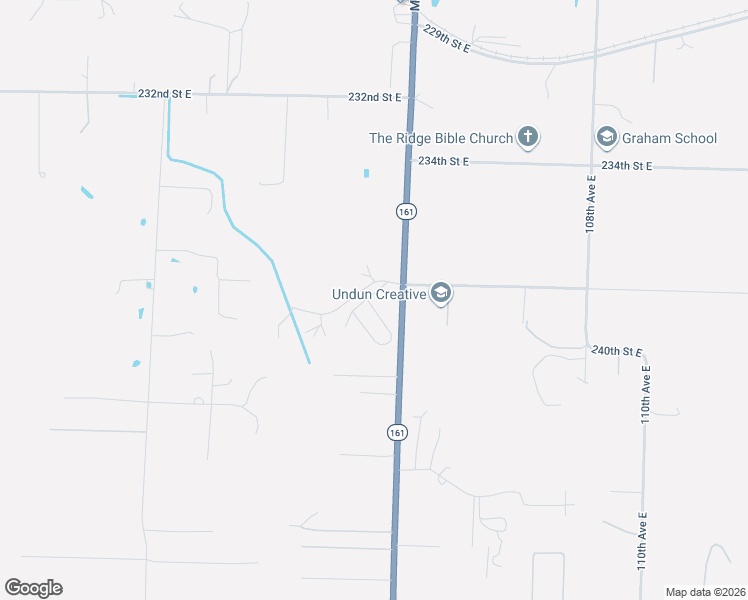 map of restaurants, bars, coffee shops, grocery stores, and more near 23811 101st Avenue East in Graham