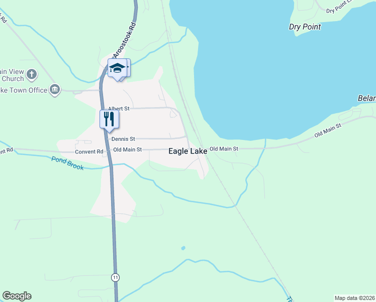 map of restaurants, bars, coffee shops, grocery stores, and more near in Eagle Lake