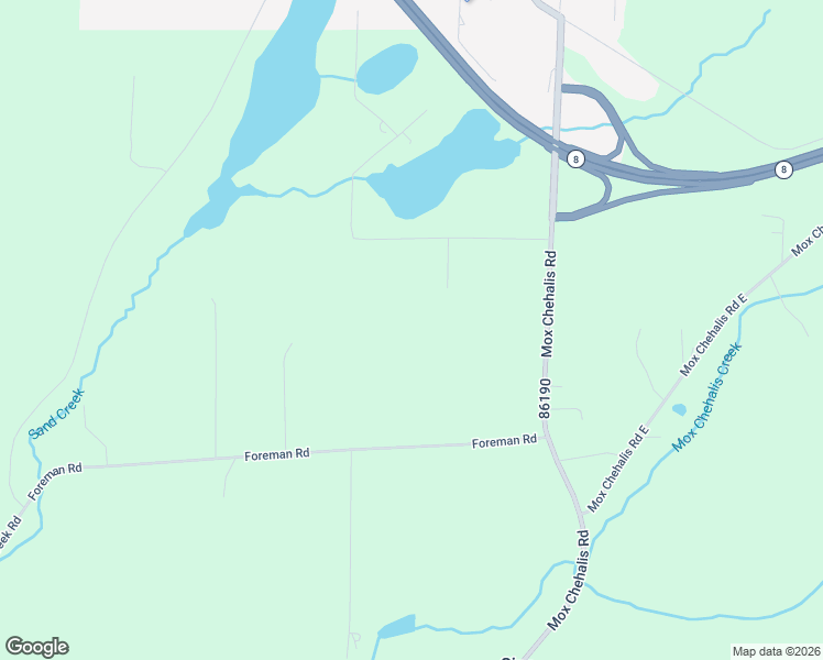 map of restaurants, bars, coffee shops, grocery stores, and more near 20 Crow Lane in McCleary