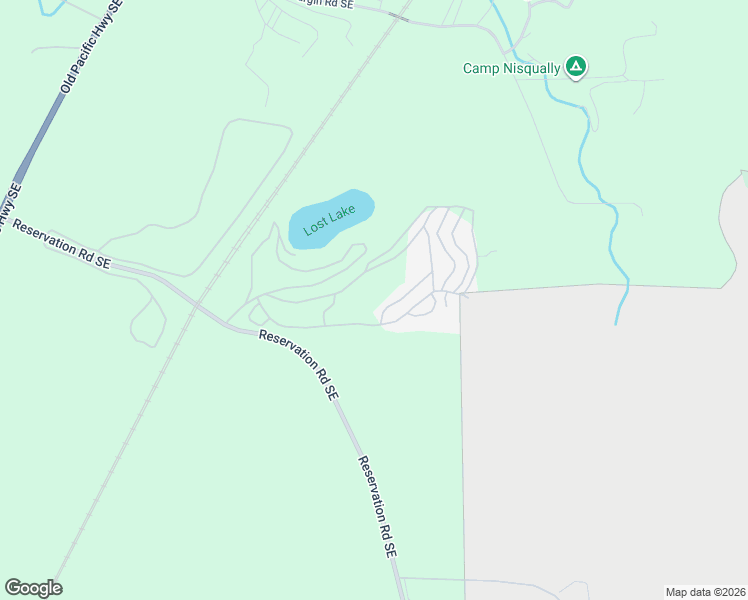map of restaurants, bars, coffee shops, grocery stores, and more near 1624 Reservation Road Southeast in Olympia