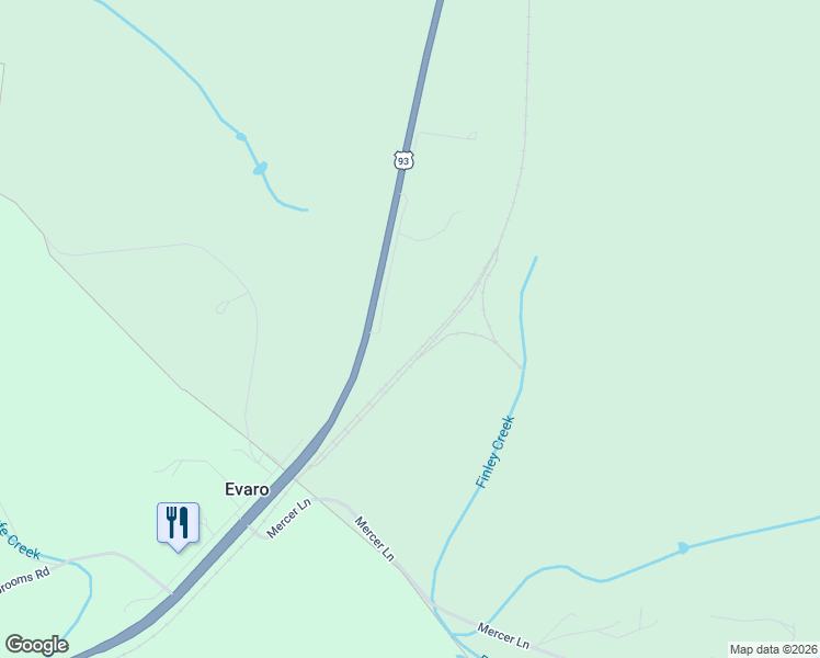 map of restaurants, bars, coffee shops, grocery stores, and more near 17590 U.S. 93 in Missoula