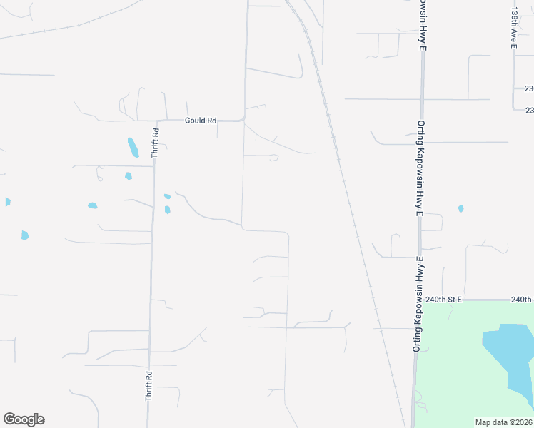 map of restaurants, bars, coffee shops, grocery stores, and more near 12611 237th Street East in Graham