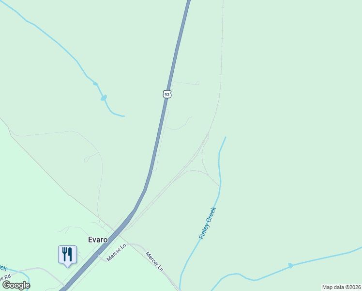 map of restaurants, bars, coffee shops, grocery stores, and more near 17830 U.S. 93 in Missoula