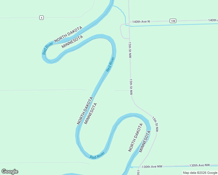 map of restaurants, bars, coffee shops, grocery stores, and more near 13652 15th Street Northwest in Moorhead