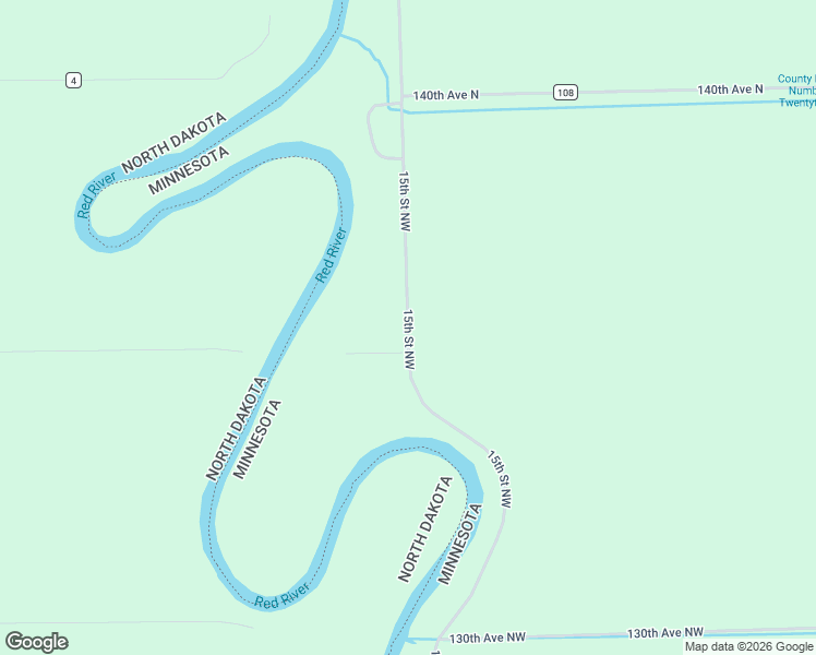 map of restaurants, bars, coffee shops, grocery stores, and more near 13652 15th Street Northwest in Moorhead