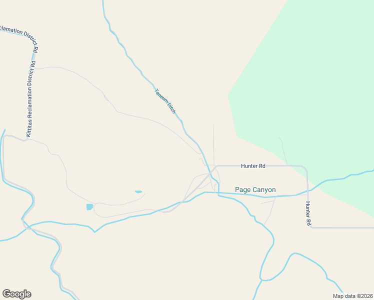 map of restaurants, bars, coffee shops, grocery stores, and more near 2581 Hunter Road in Ellensburg