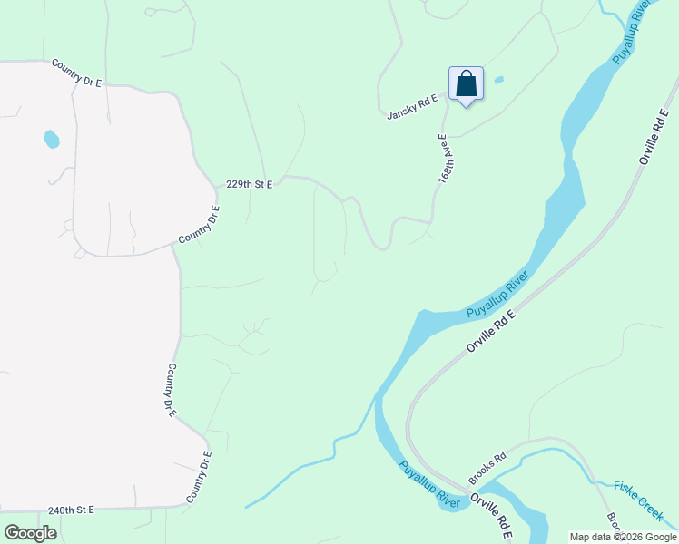 map of restaurants, bars, coffee shops, grocery stores, and more near 26426 163rd Avenue East in Graham