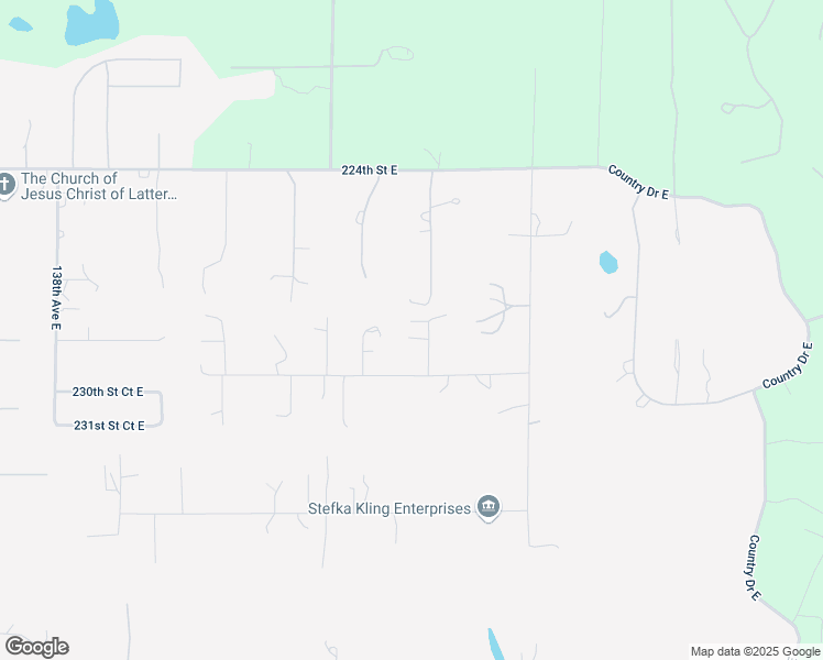 map of restaurants, bars, coffee shops, grocery stores, and more near 22820 149th Avenue East in Graham