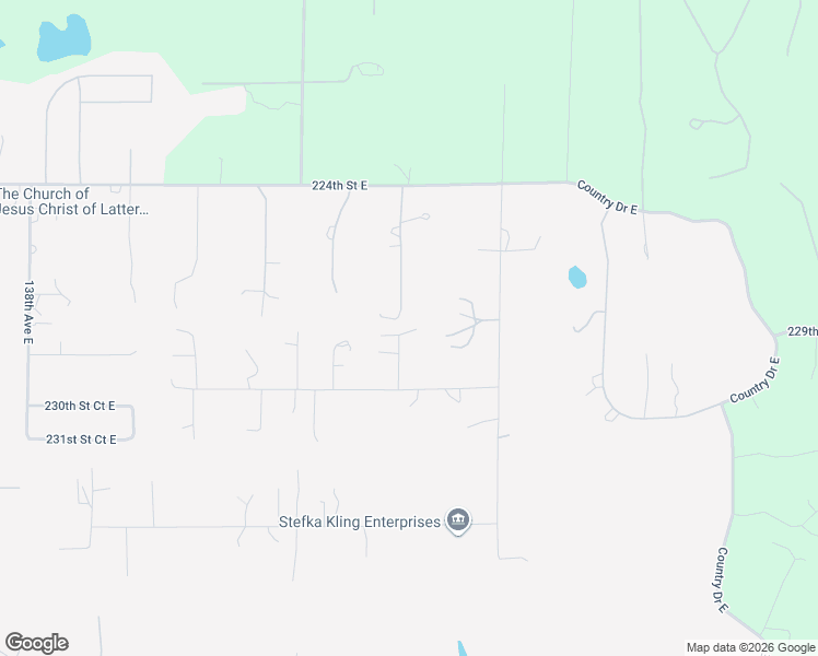 map of restaurants, bars, coffee shops, grocery stores, and more near 22805 149th Avenue East in Graham