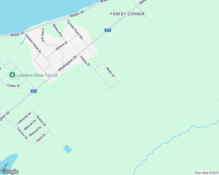 map of restaurants, bars, coffee shops, grocery stores, and more near 74 Honey Street in Miramichi