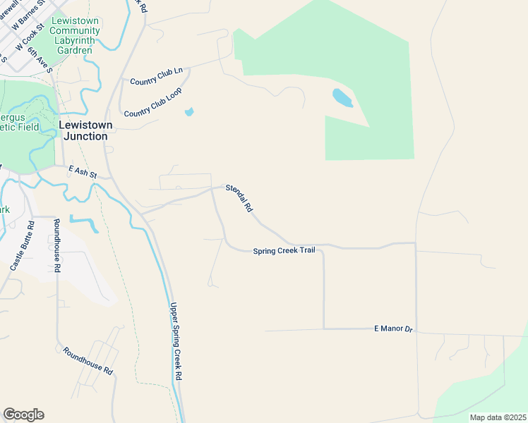 map of restaurants, bars, coffee shops, grocery stores, and more near 395 Stendal Road in Lewistown