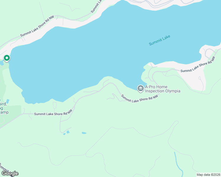 map of restaurants, bars, coffee shops, grocery stores, and more near 708 Summit Lake Shore Road Northwest in Olympia