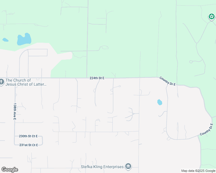 map of restaurants, bars, coffee shops, grocery stores, and more near 22502 149th Avenue East in Graham