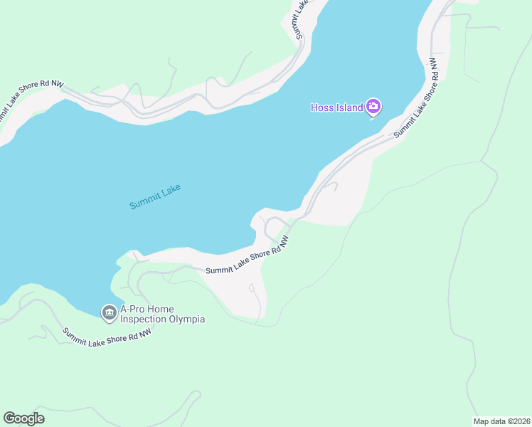 map of restaurants, bars, coffee shops, grocery stores, and more near 1033 Summit Lake Circle Northwest in Olympia