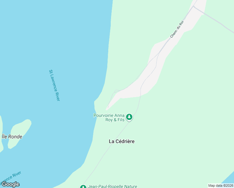map of restaurants, bars, coffee shops, grocery stores, and more near 118 Chemin de la Basse Ville in Saint-Antoine-de-l'Isle-aux-Grues