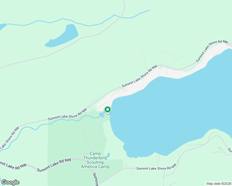 map of restaurants, bars, coffee shops, grocery stores, and more near 2433 Summit Lake Shore Road Northwest in Olympia