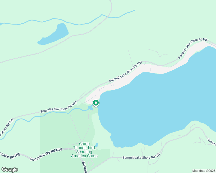 map of restaurants, bars, coffee shops, grocery stores, and more near 2433 Summit Lake Shore Road Northwest in Olympia