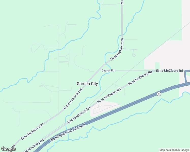 map of restaurants, bars, coffee shops, grocery stores, and more near 433 Elma Hicklin Road West in McCleary