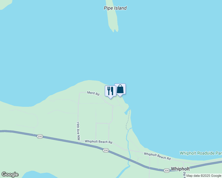 map of restaurants, bars, coffee shops, grocery stores, and more near 6946 Beach View Lane Northwest in Hackensack