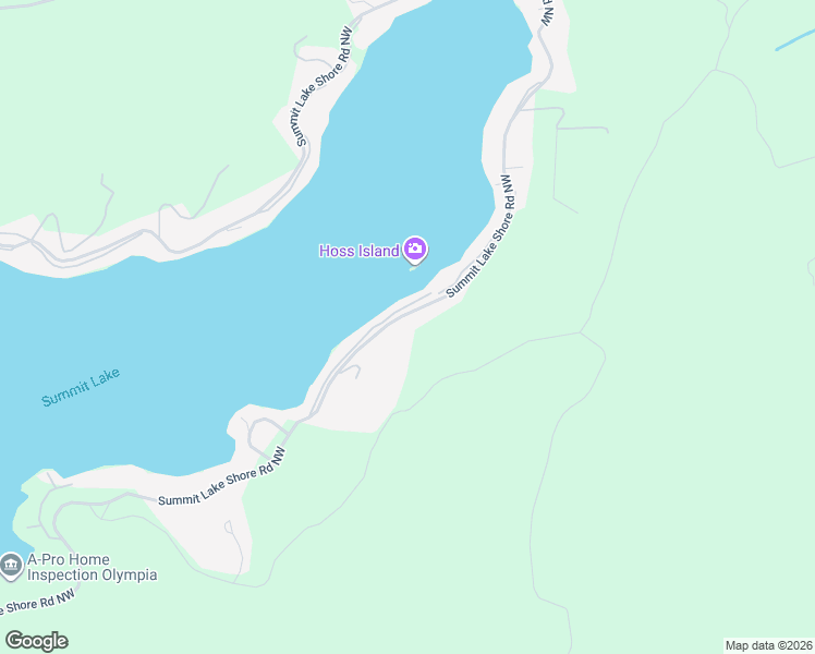 map of restaurants, bars, coffee shops, grocery stores, and more near 1208 Summit Lake Shore Road Northwest in Olympia