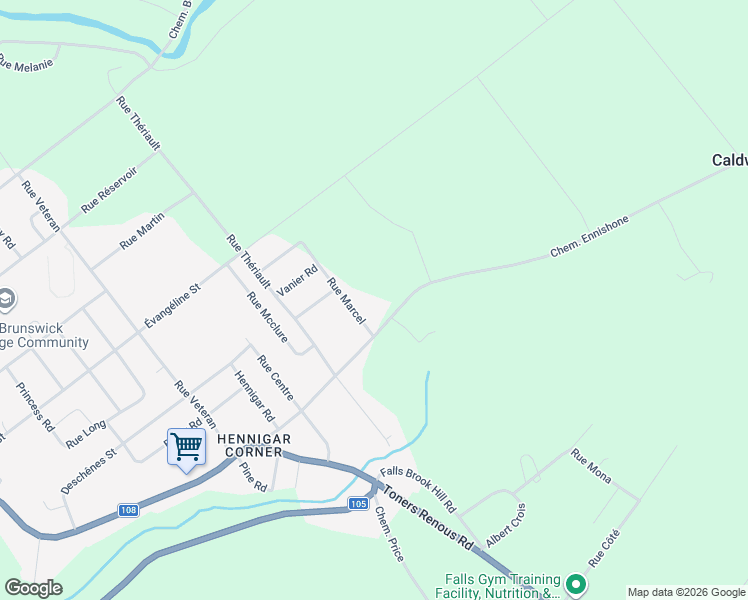 map of restaurants, bars, coffee shops, grocery stores, and more near 607 Ennishore Road in DSL de Drummond