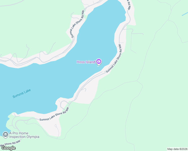 map of restaurants, bars, coffee shops, grocery stores, and more near 1208 Summit Lake Shore Road Northwest in Olympia