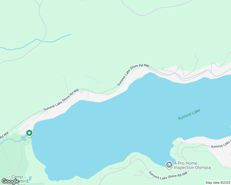 map of restaurants, bars, coffee shops, grocery stores, and more near 2223 Summit Lake Shore Road Northwest in Olympia