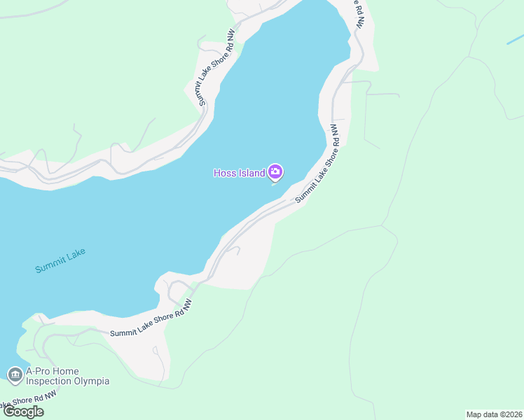 map of restaurants, bars, coffee shops, grocery stores, and more near 1208 Summit Lake Shore Road Northwest in Olympia